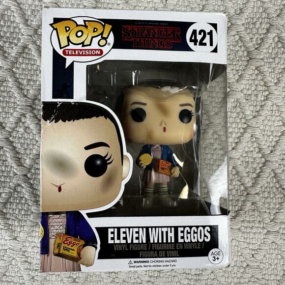 Funko Pop! Stranger Things Eleven with Eggos #421 Vinyl Figure – Netflix - Picture 1 of 6